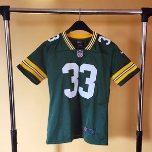 EUC Green Bay Packers Aaron Jones Jersey Number 33 Women's Medium Nike
